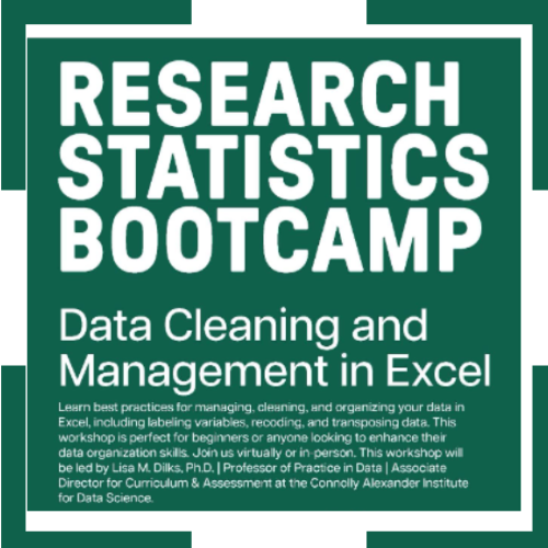 Statistics Bootcamp Flyer