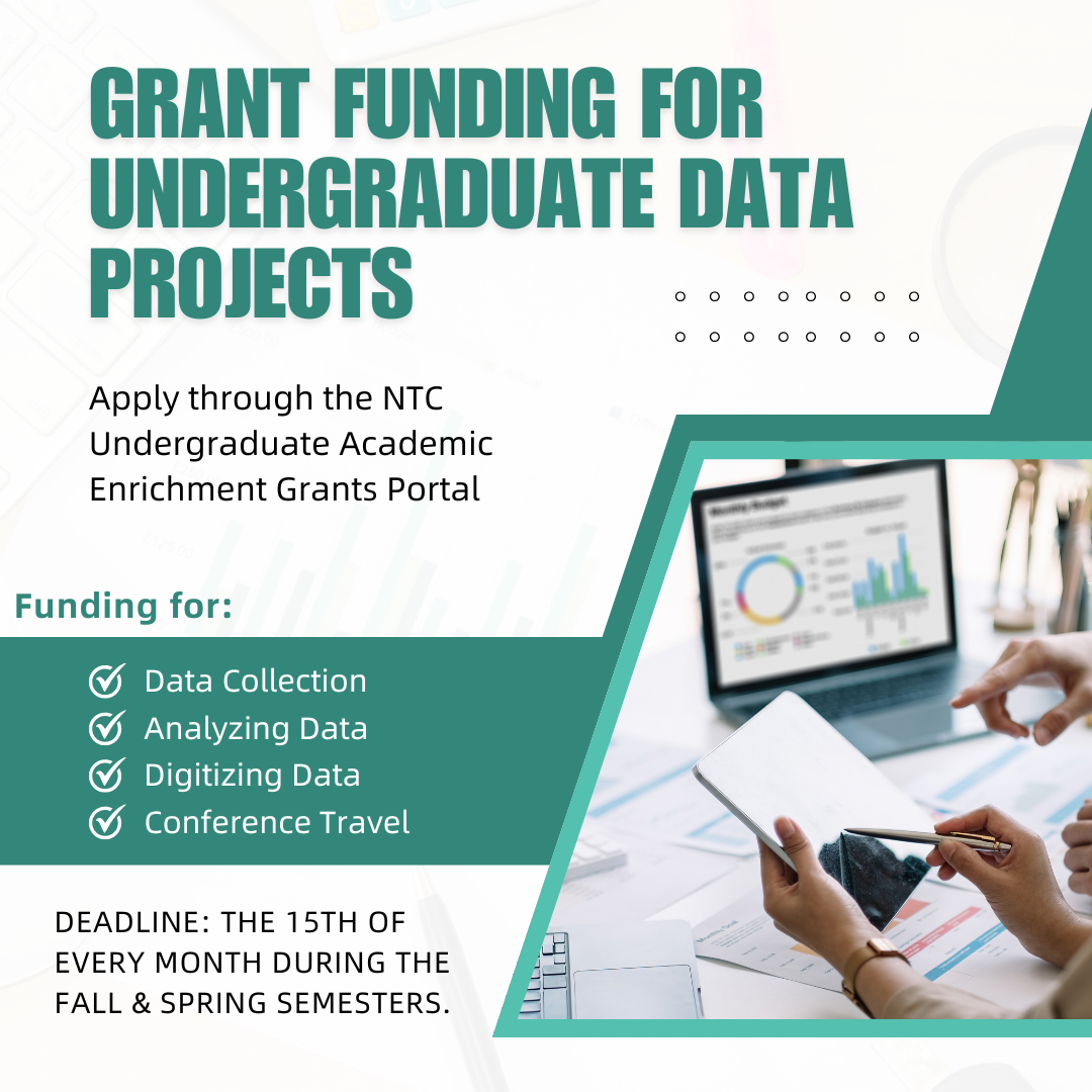Grant Funding for Undergraduate Data Projects