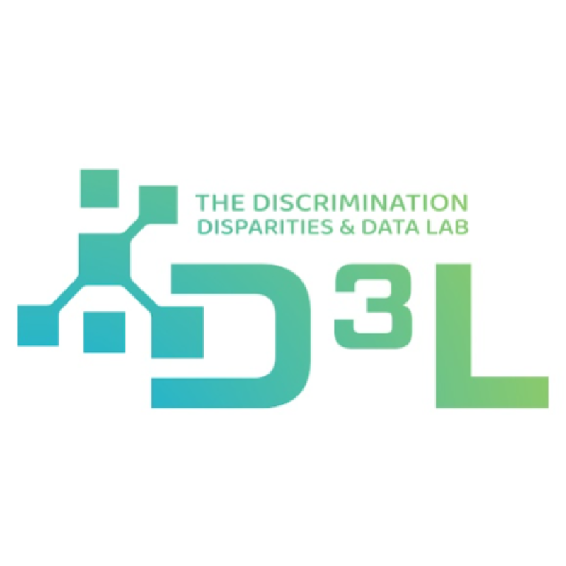 Logo of The Discrimination, Disparities, & Data Lab Square